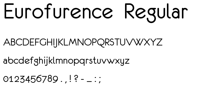 eurofurence  regular font